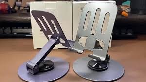 حامل الهواتف واللوحات الرقمية الاحترافي - معدني بالكامل ودوران 360 - الصورة 6