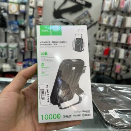 Power Bank  J135 HOCO magnétique et filaire + Support